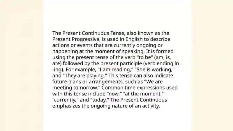 Tenses 4