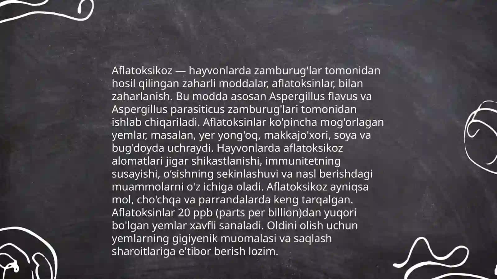 Hayvonlarda ozuqa toksikozlari 4
