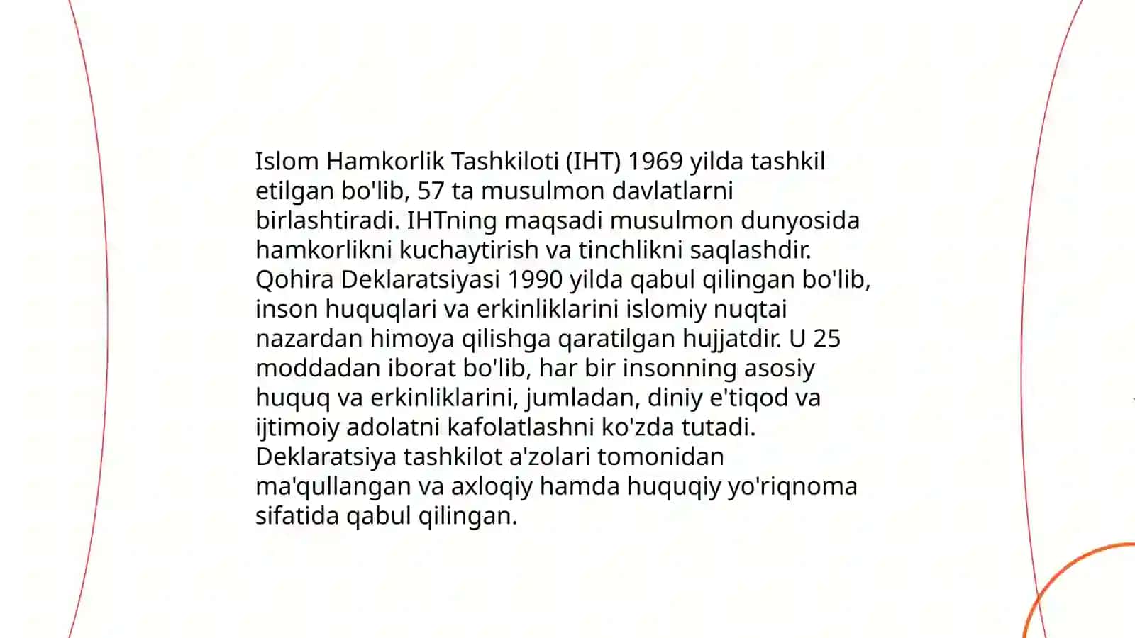 Qohira deklaratsiyasi tarixi va mazmuni 4