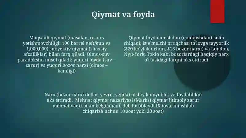 Iqtisodiy nazariyasi 4