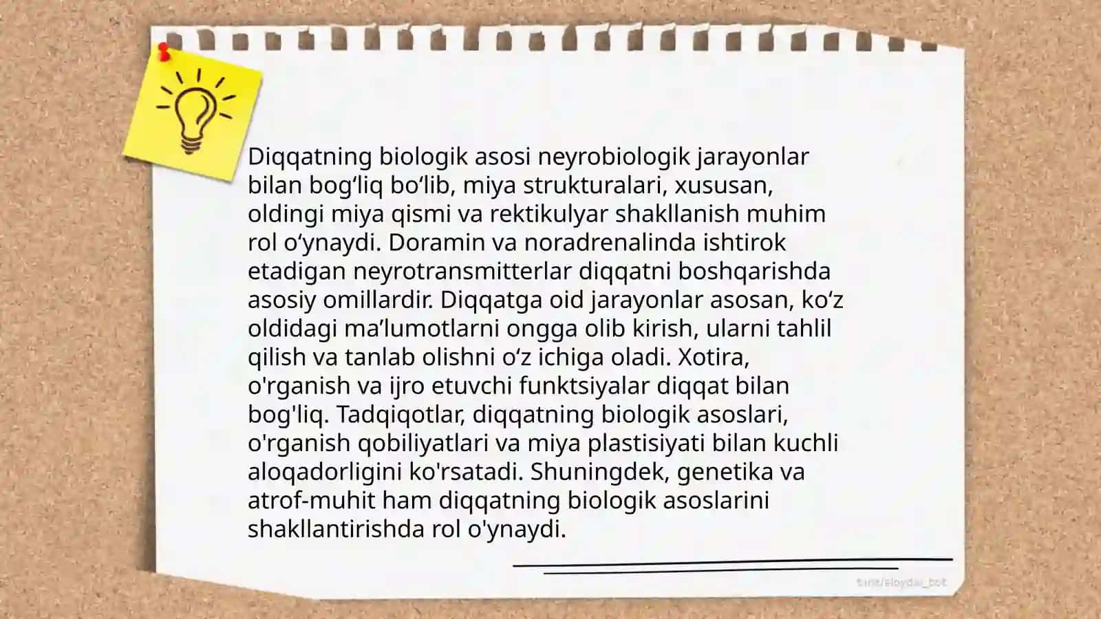 Dobrinining diqqat haqidagi qarashlari 4