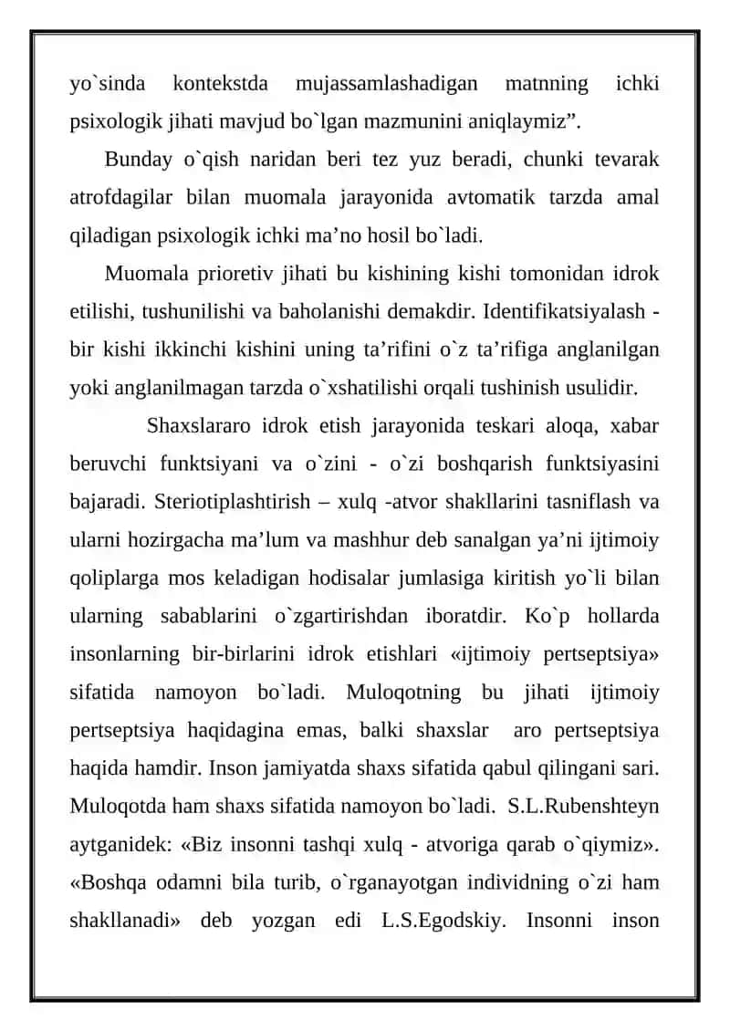 Muloqot: Shifokor va bemor muloqatning psixologik xususiyatlari 4