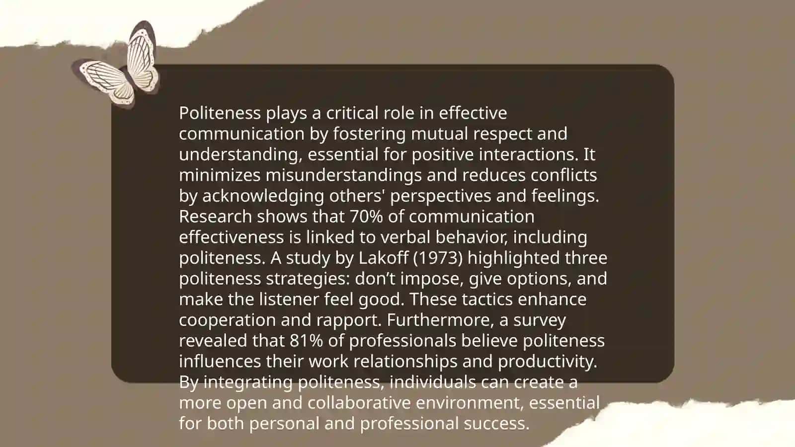 Video material. Politeness and social behaviour 4