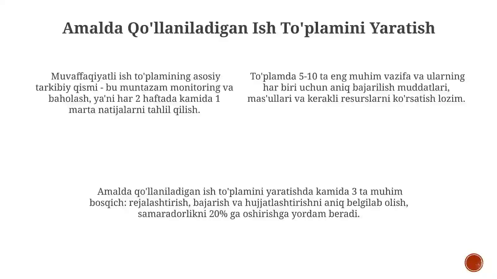 Amaliy ish majmuasini yaratish 4