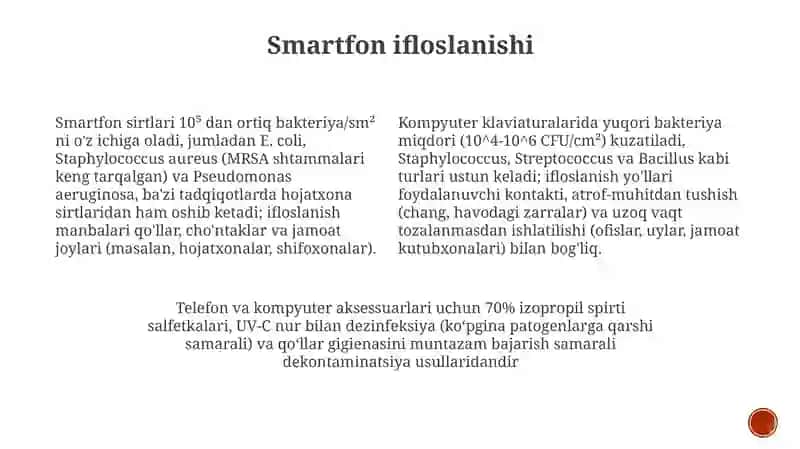 Kompyutervatelefonlarning bakterial kontaminasiyasi 4