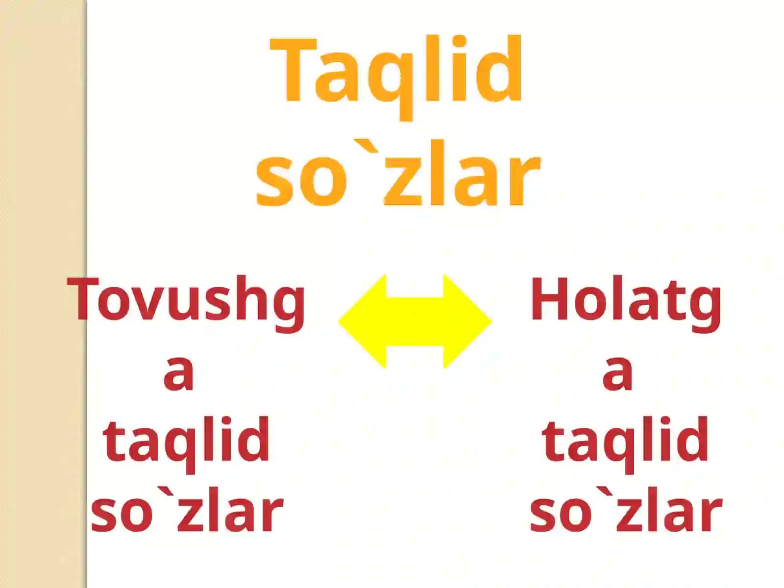 Taqlidso`zlar 4