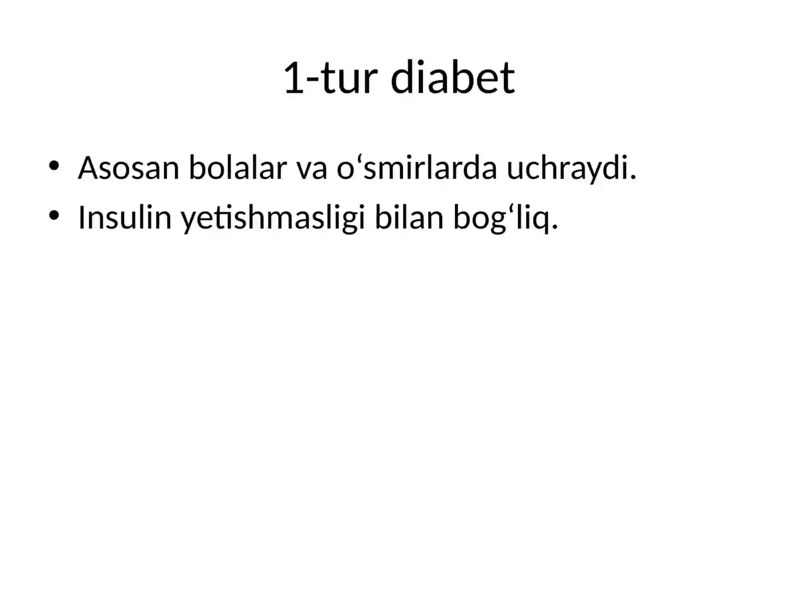 Qandli diabet 4