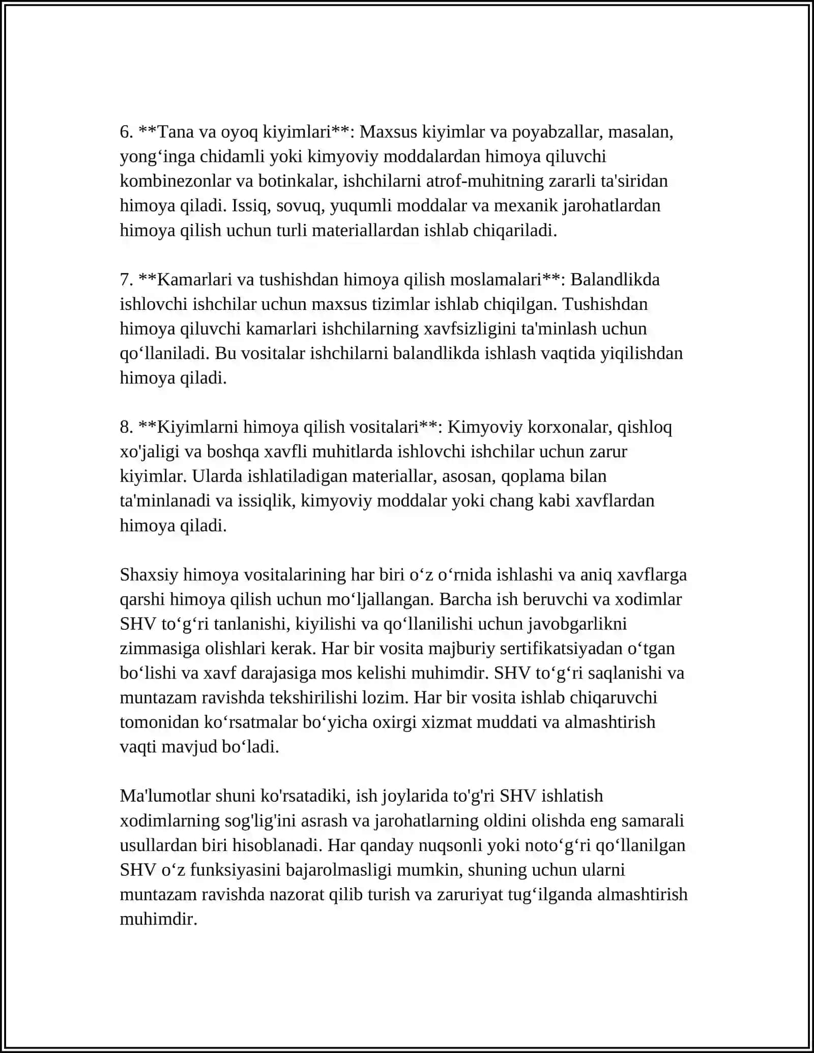 SHAXSIY HIMOYA VOSITALARI 4