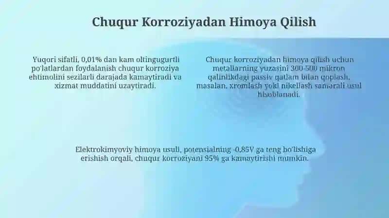 Donadoraro Korroziya va Uni Yo'llari 4