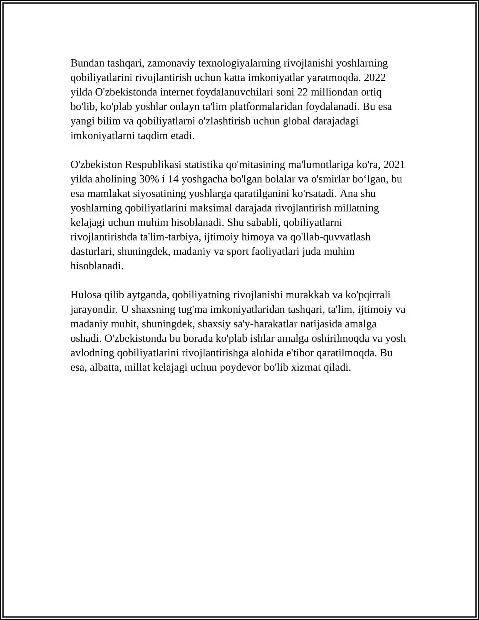 QOBILIYAT 4