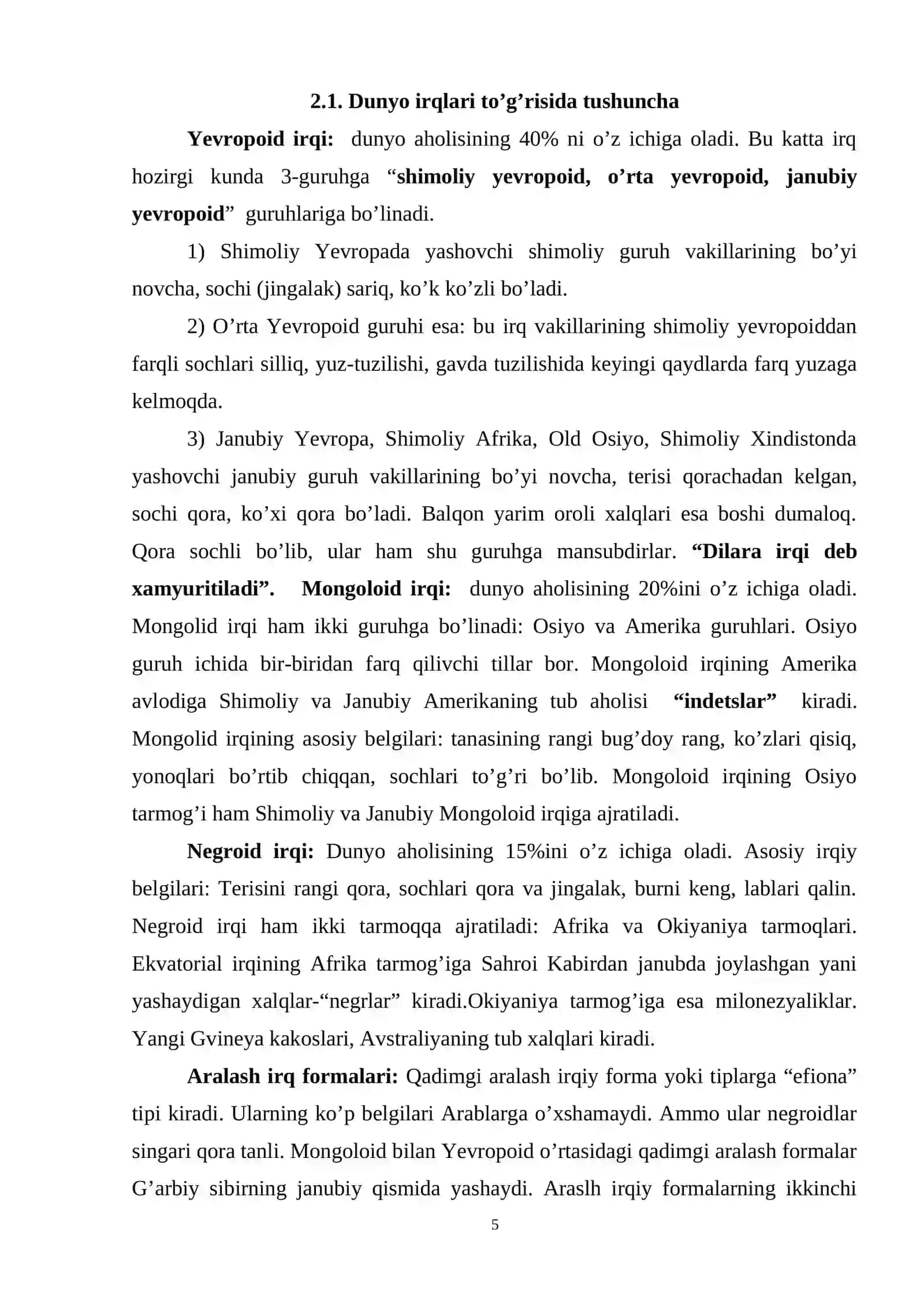Irqlarning shakllanishida geografik aspekt 4