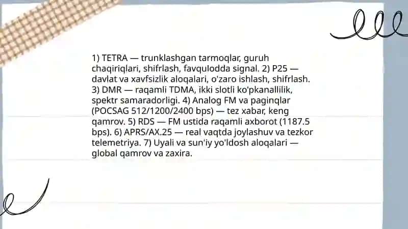 Radio-tezkor xabar berish va axborot tarqatish vositasi 4