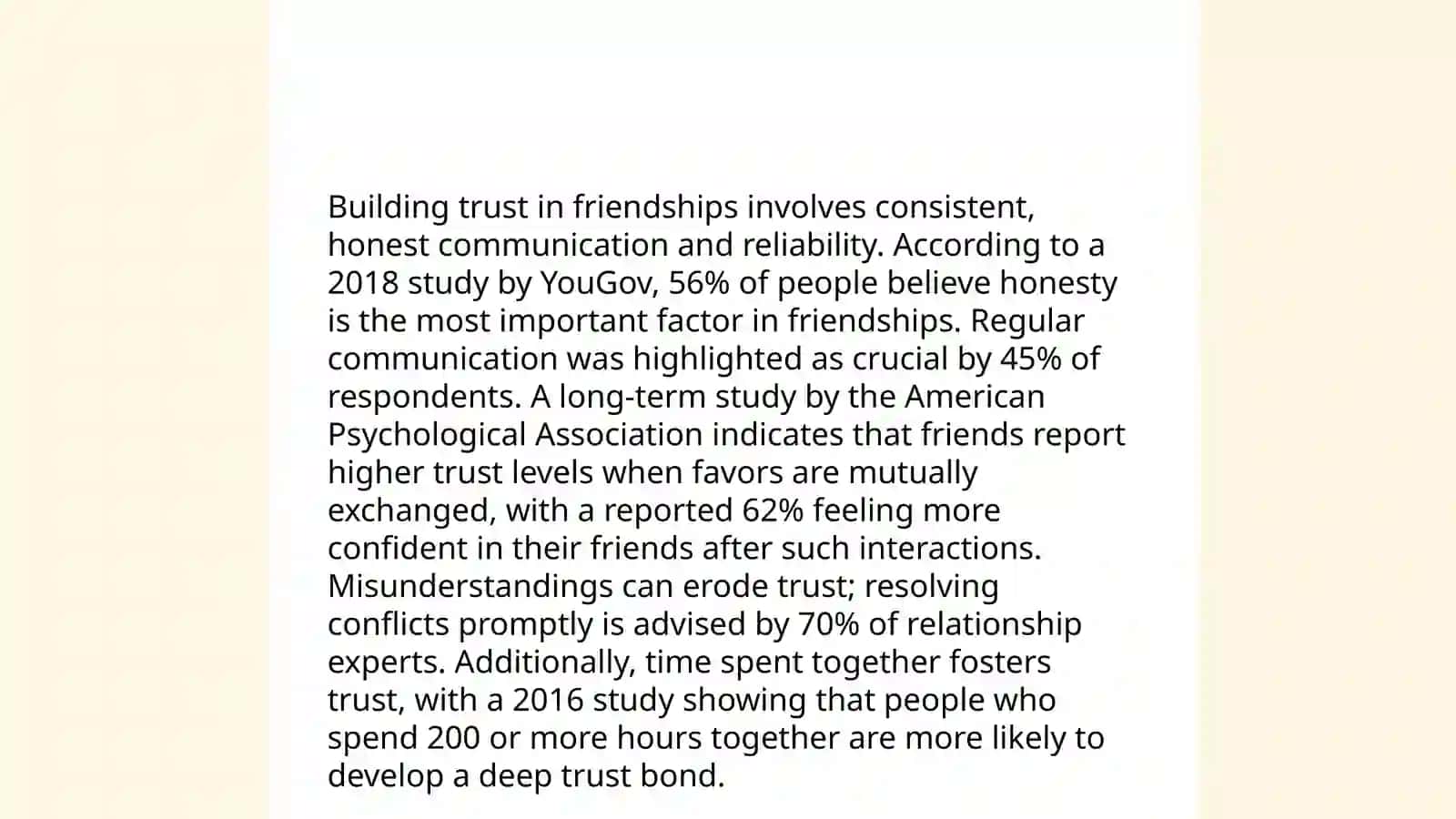 Friendship Importance 4