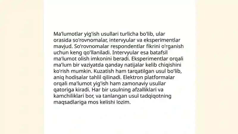Tadqiqot metodologiyalari 4