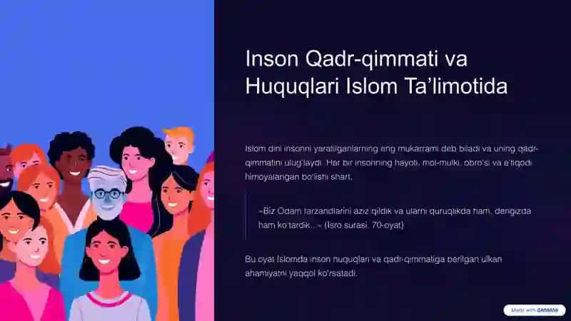 Islom dini qadriyatlari 4