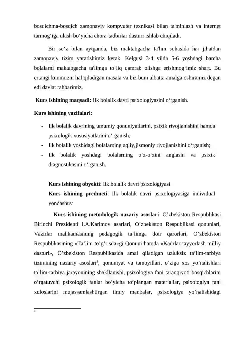 "ILK BOLALIK DAVRI PSIXOLOGIYASI" 4