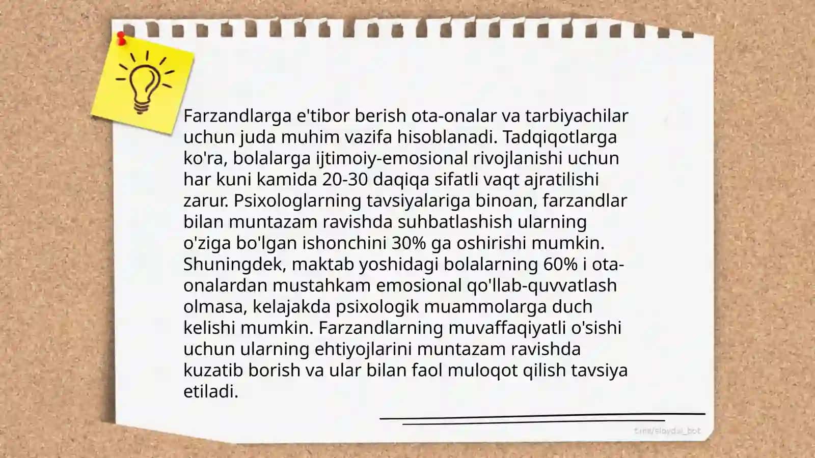 Oilada tarbiya 4
