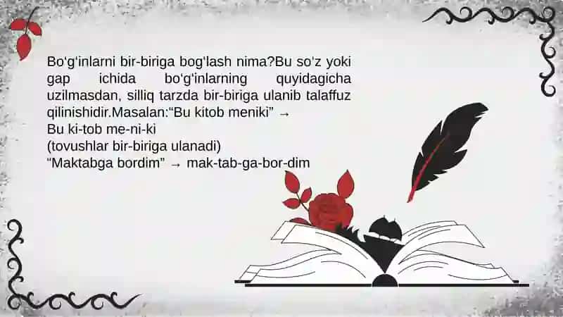 Bo'g'inlarni bir-biriga bog'lash 4