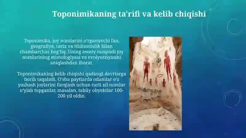 Qadimgi toponimikaning rivojlanishi 4