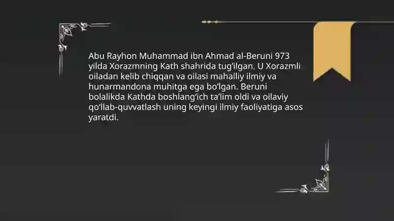 Abu Rayxon beruni haqida malumot 4