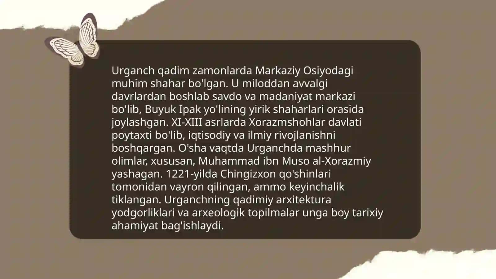 Urganch va uning tarixi 4