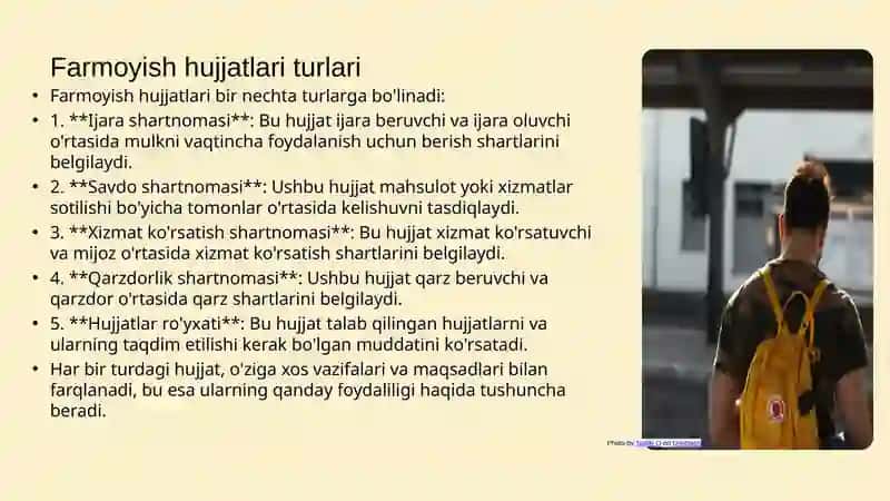 Farmoyish hujjatlari 4