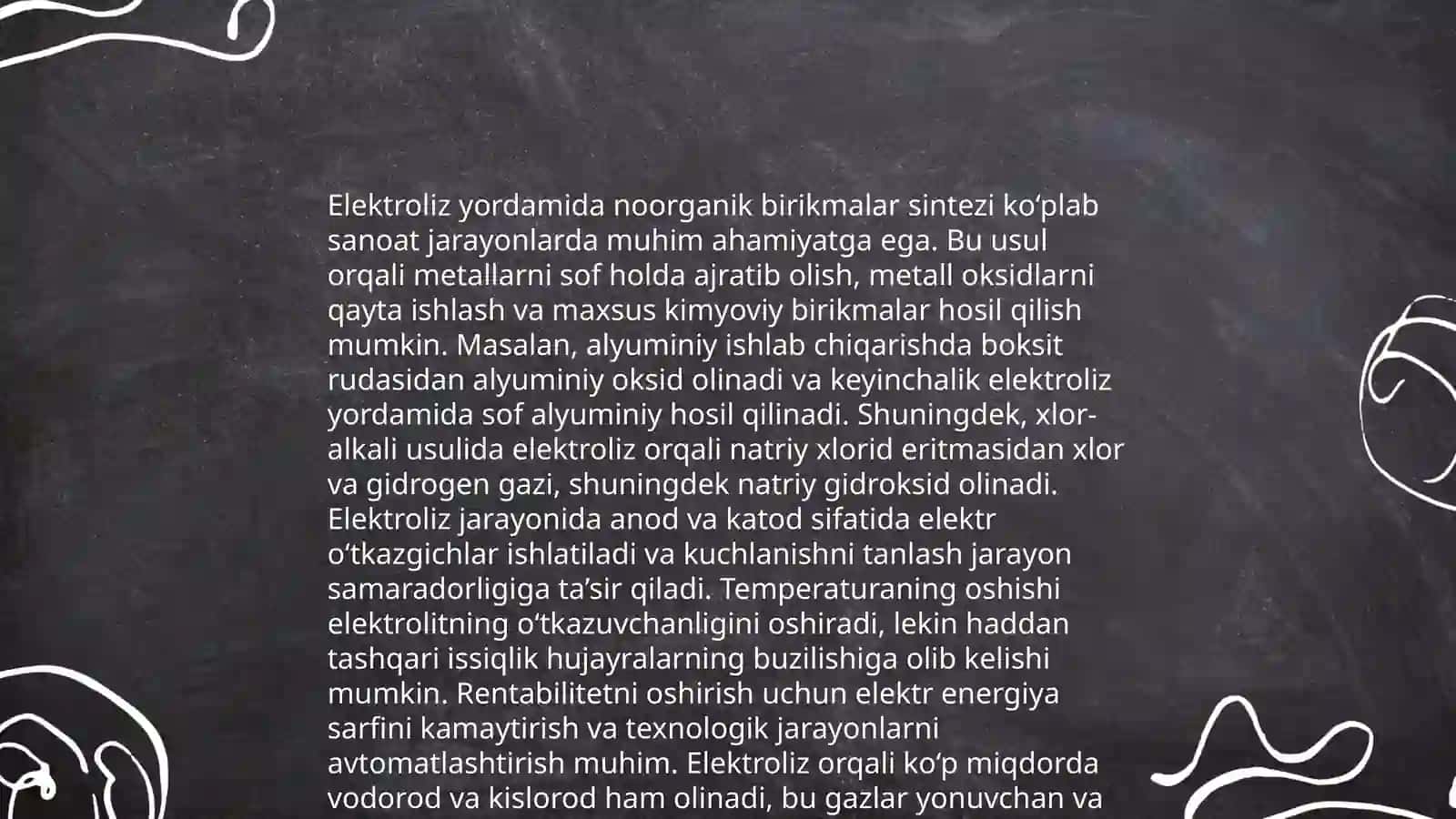 Noorganik birikmalarning suyuq fazadagi sintezi 4