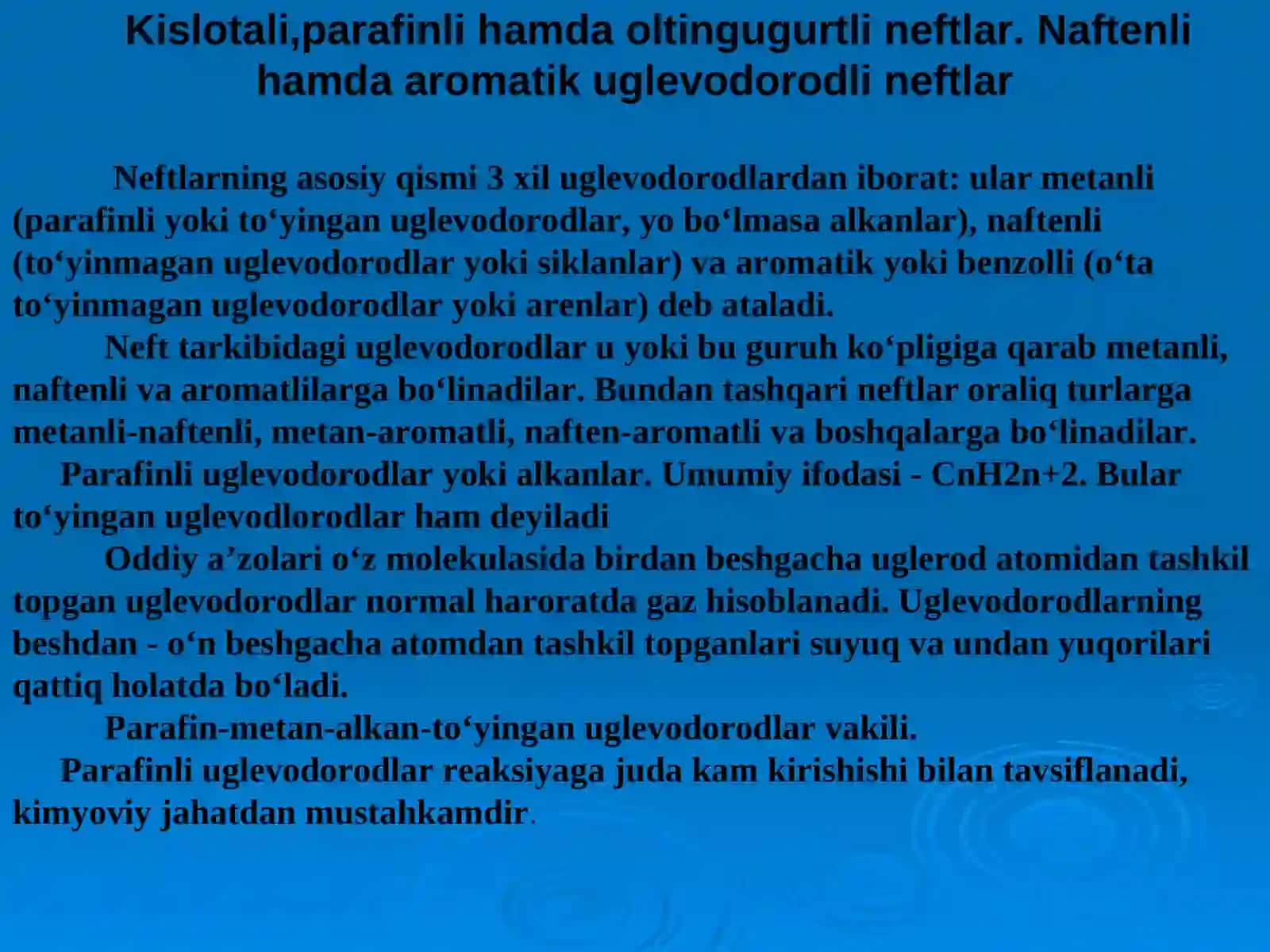 Neft turlari 4