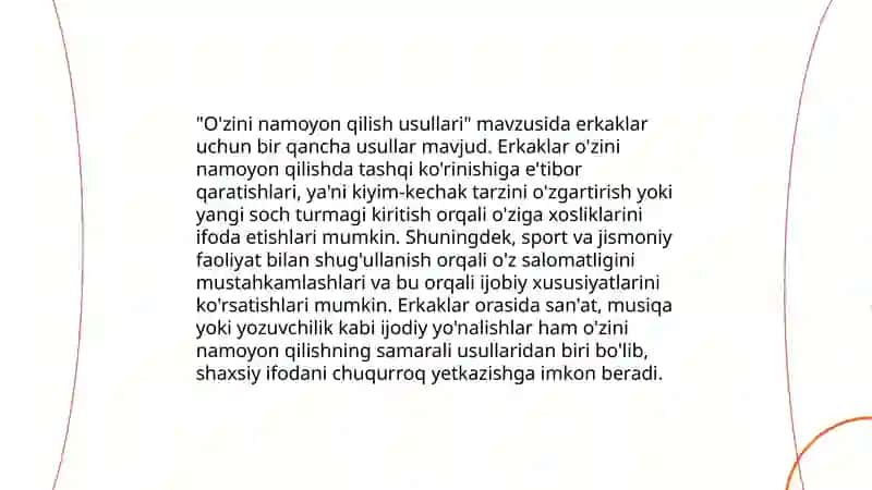 Ego, Men uchun, Per se 4