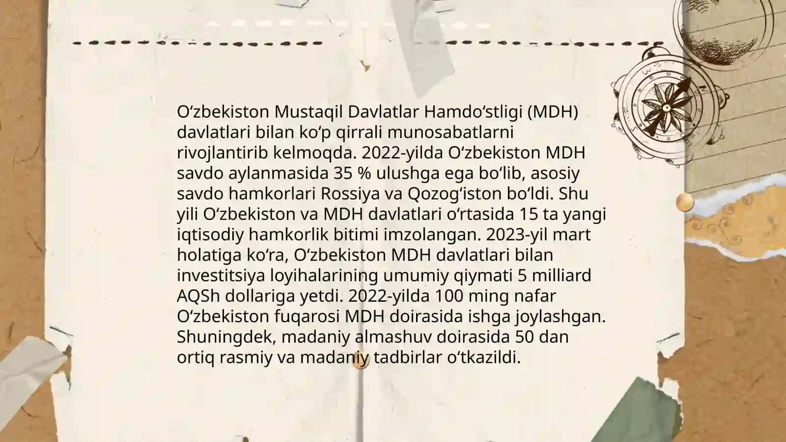 O'zbekistonning xalqaro hamjamiyat bilan aloqalari 4