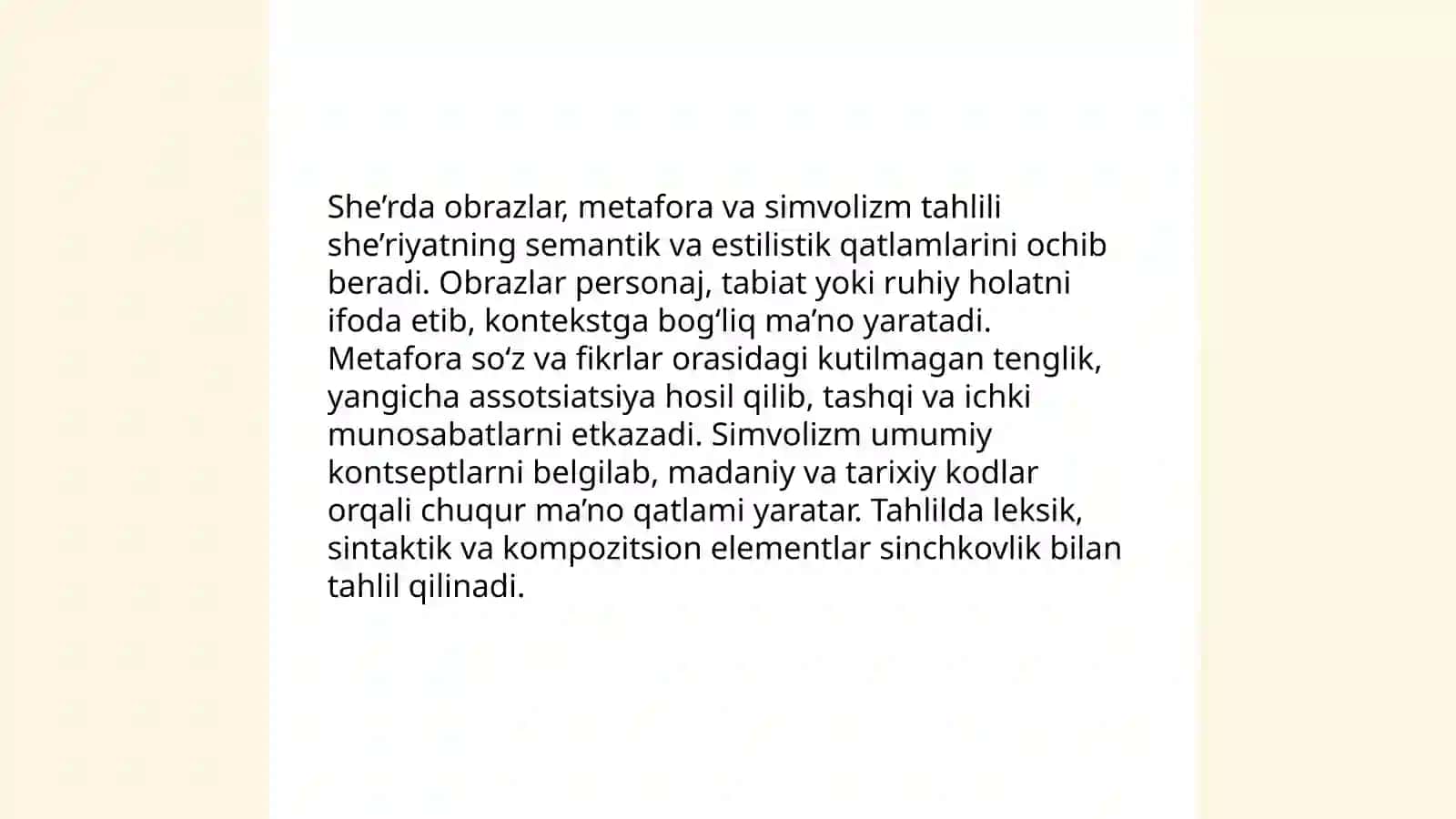 She’r matni tahlili 4