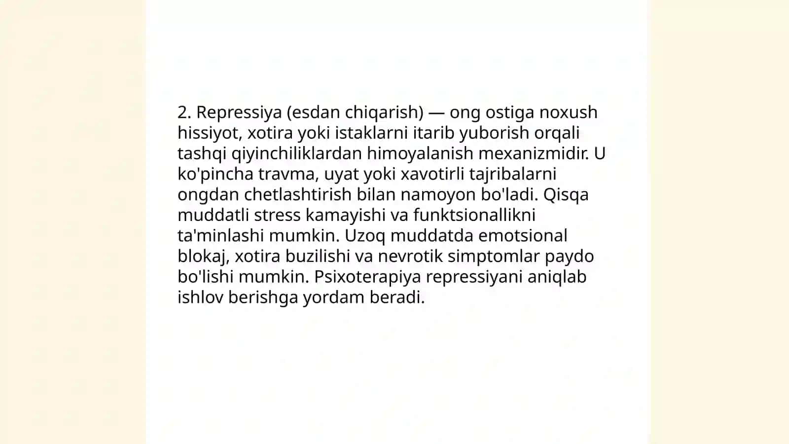 Psixologik himoya mexanizmlari 4