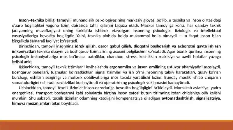 Muhandislik Psixologiyasi 4