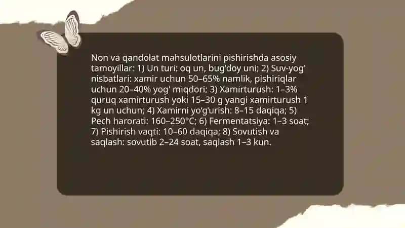 Oʻzbek milliy taomlari tayyorlash 4