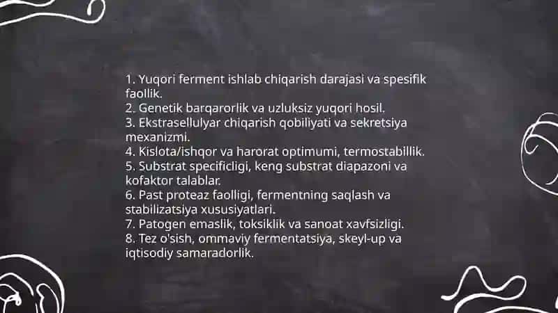 Mikroorganizmlardan ferment olish texnologiyasi 4