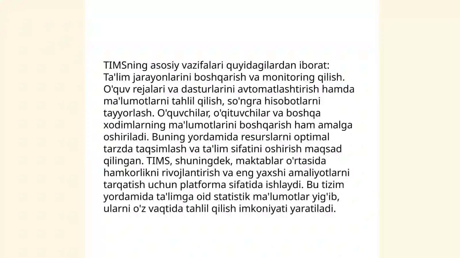 TIMS haqida 4