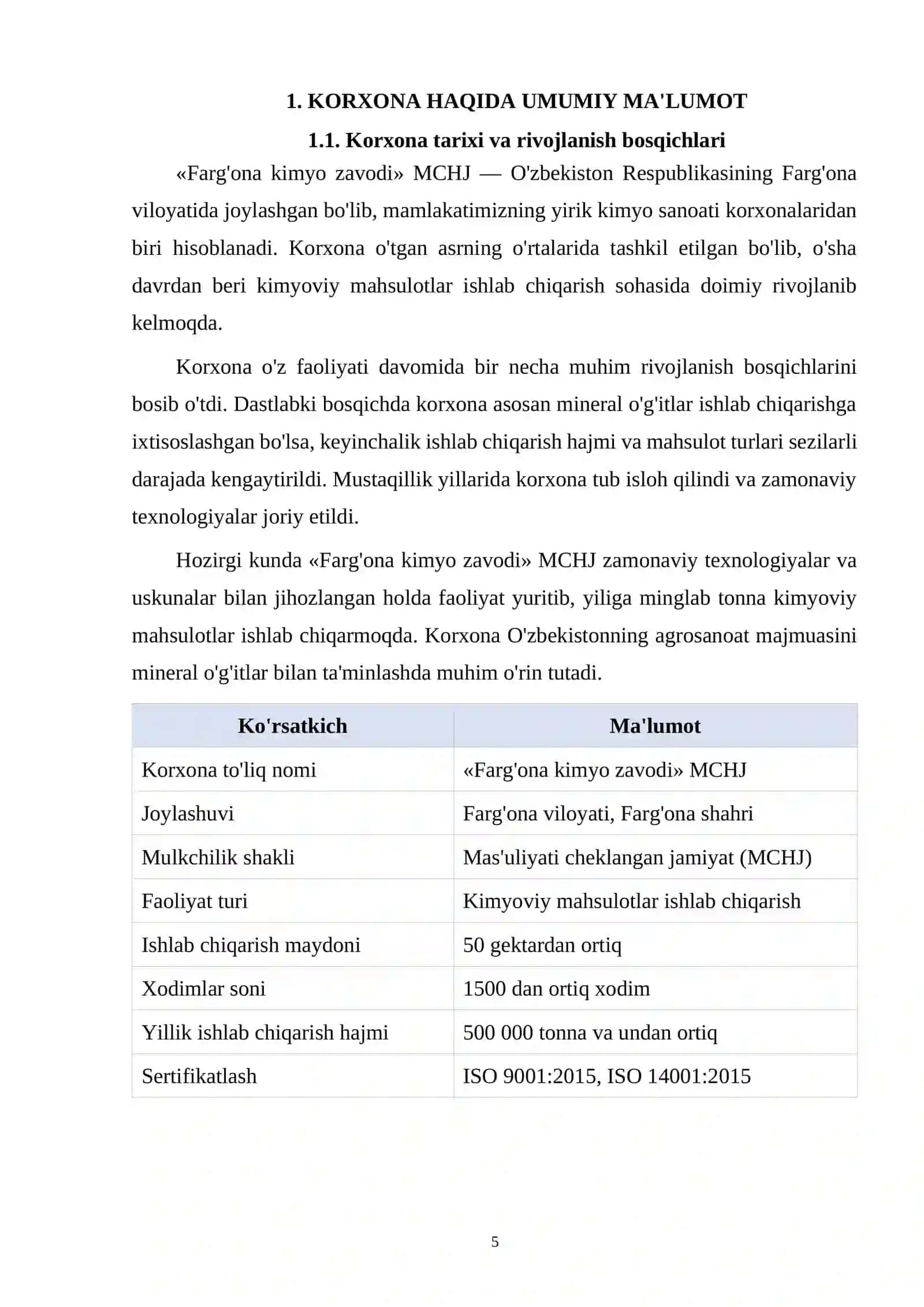 Farg'ona kimyo zavodi  MCHJ 4