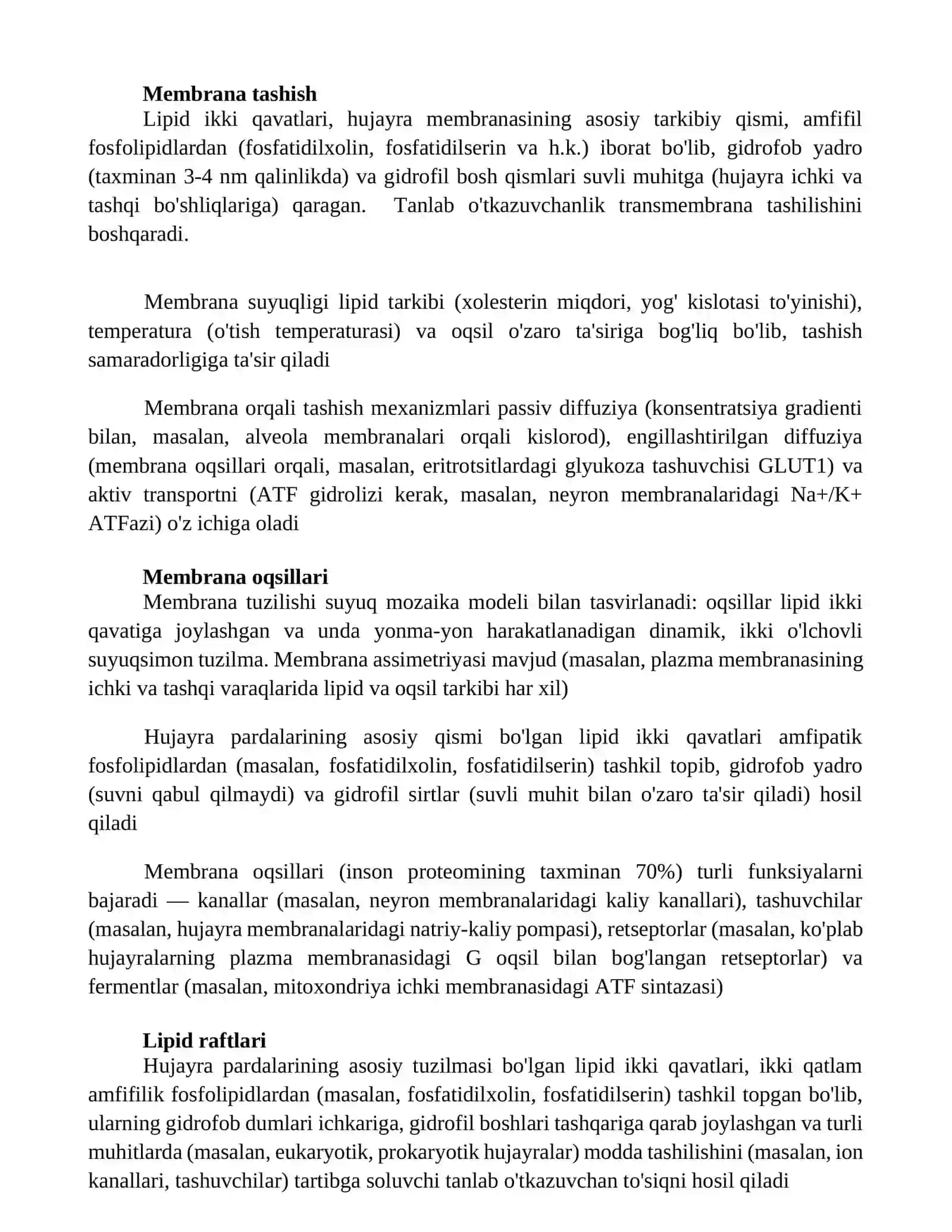 Ikki qavatli lipid membranalari 4