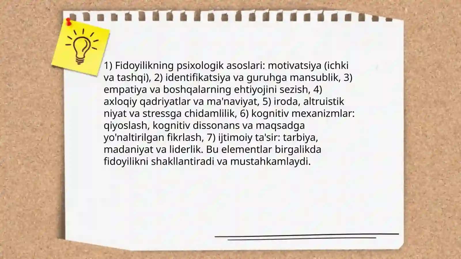 Shaxs fidoyiligi va yuksak xislar 4