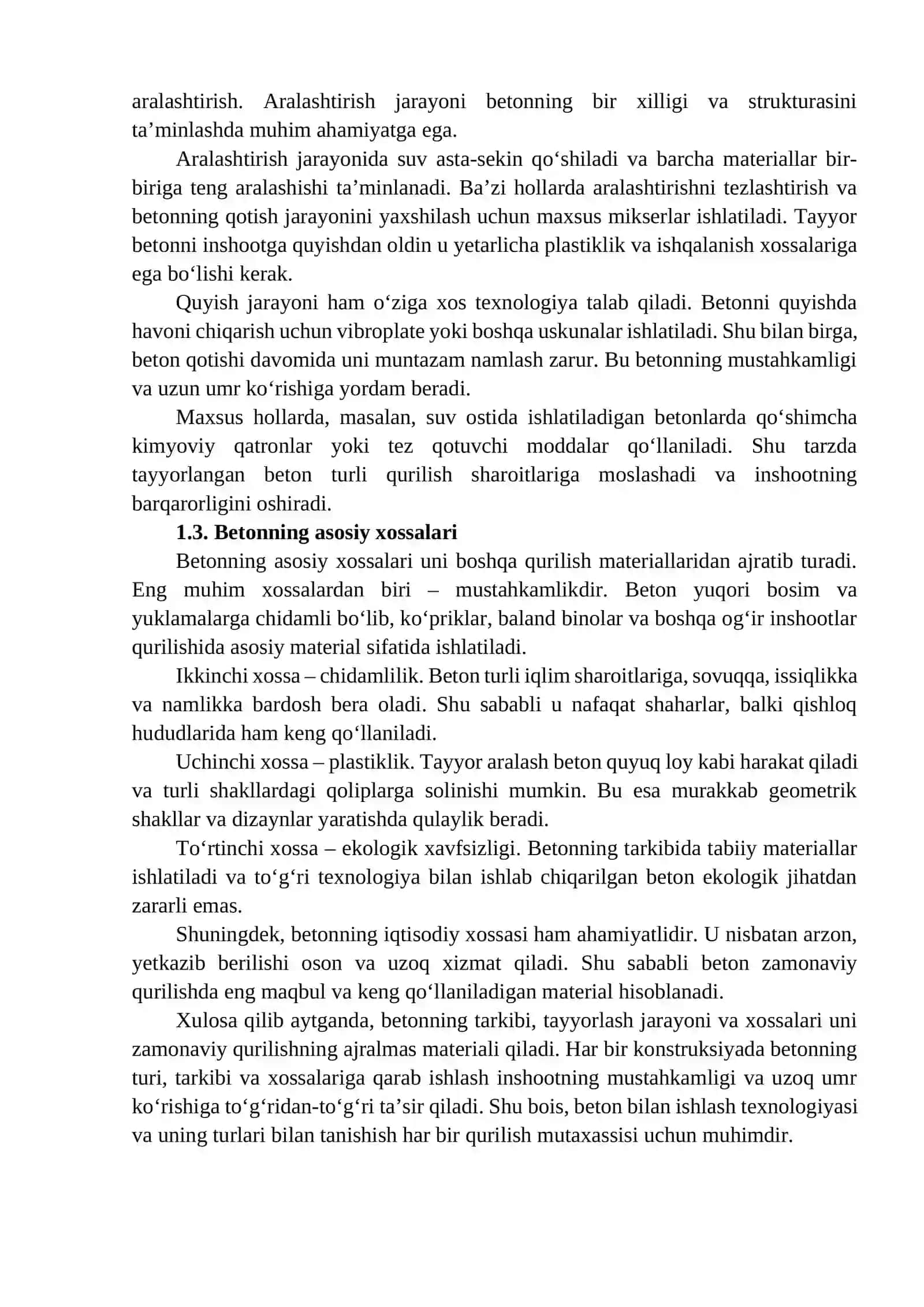 Beton va uning turlari 4