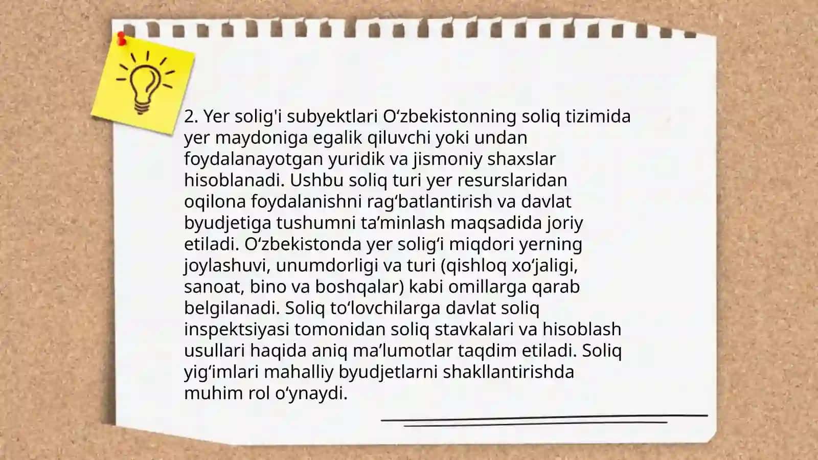 Yer solig'ining tushunchasi 4