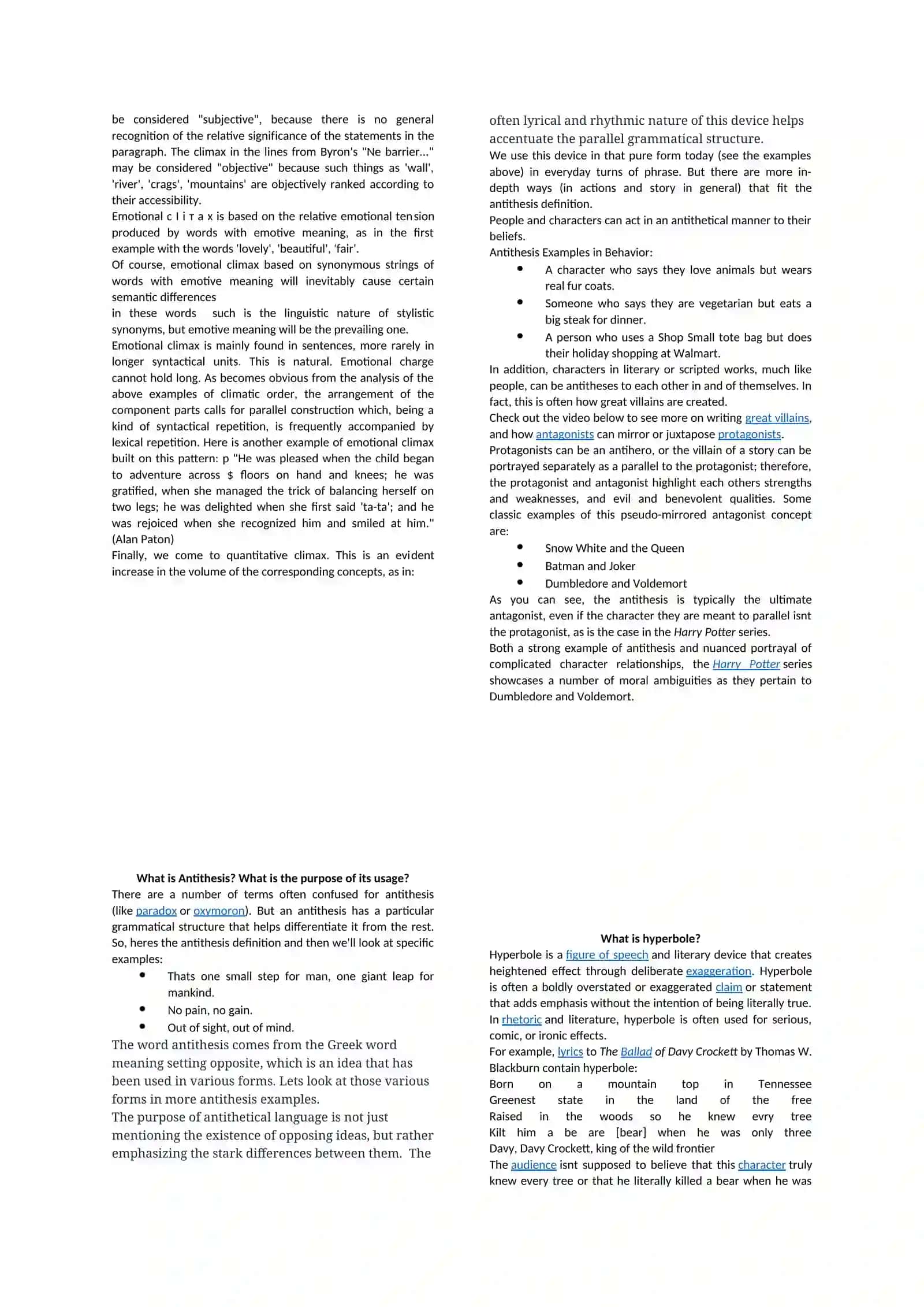 What is Chiasmus? What is the purpose of its usage? 4