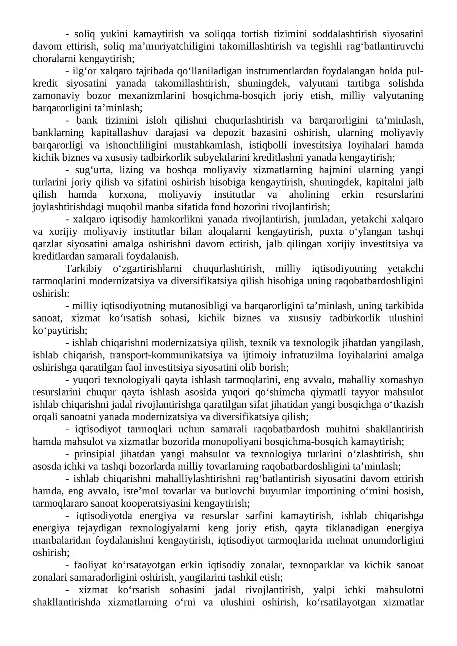 DAVLATNING BARQARORLASHTIRISH SIYOSATI 4