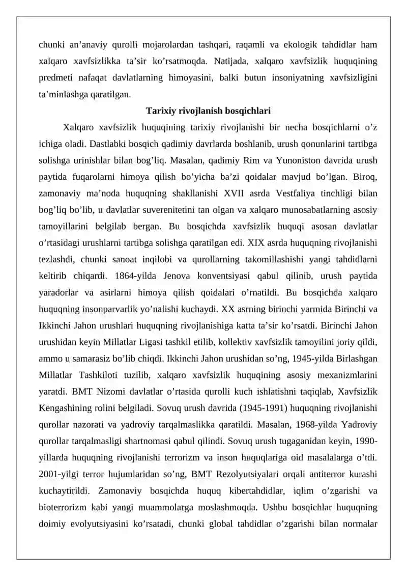 Xalqaro xavfsizlik huquqi 4