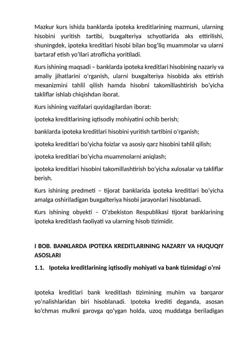 Banklarda ipoteka kreditlari hisobi 4
