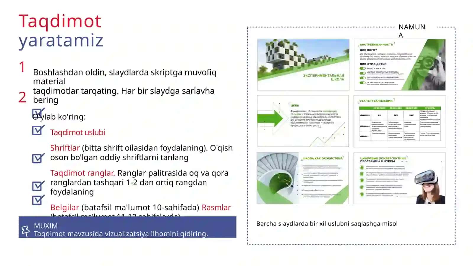 POWER POINT Taqdimot tayorlash tizimi 4