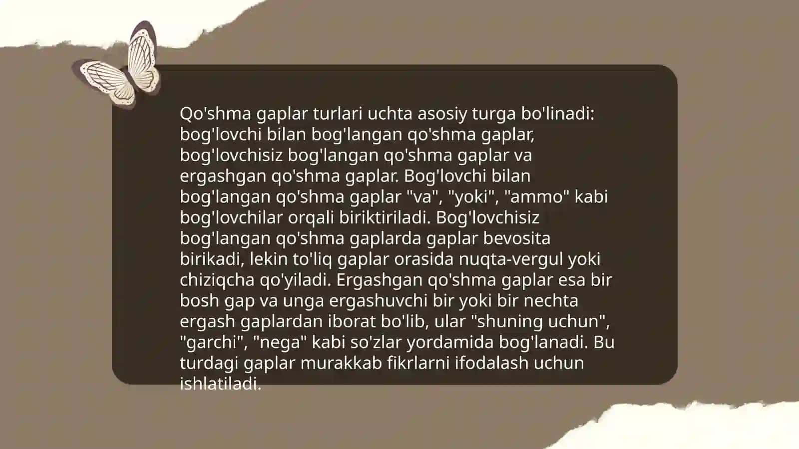 Qo'shma gaplar haqida ma'lumot 4