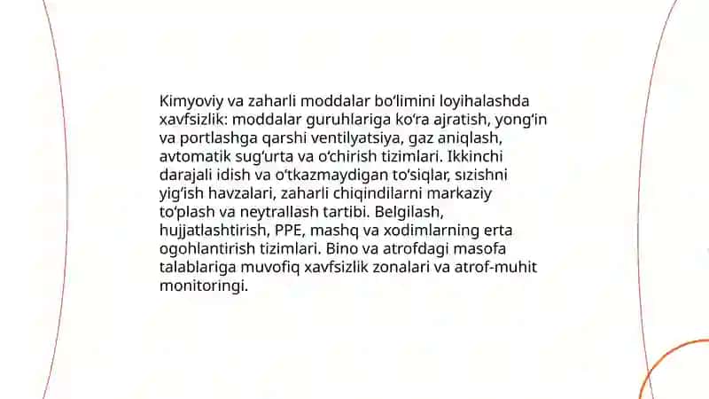 Ishlab chiqarish boʻlimlarini loyihalash 4