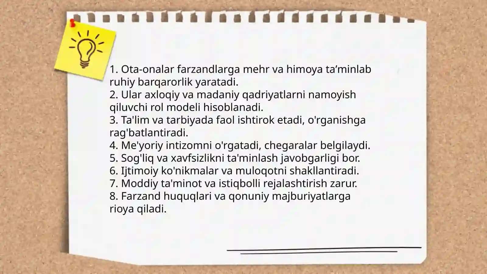 Oila tarbiyasi asoslari 4