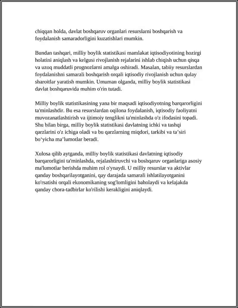 MILLIY BOYLIK STATISTIKASI 4